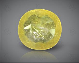 Natural Heated & Treated Yellow Sapphire Certified 3.65 (CTS) ( 88622 )